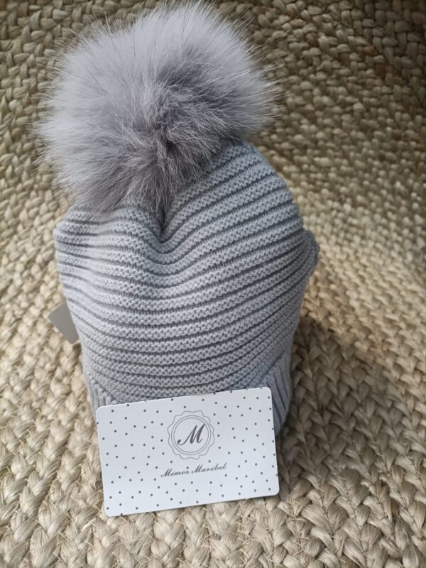 Gorro tapaorejas (color-luna) “COUNTRY SENSAT” (lana)