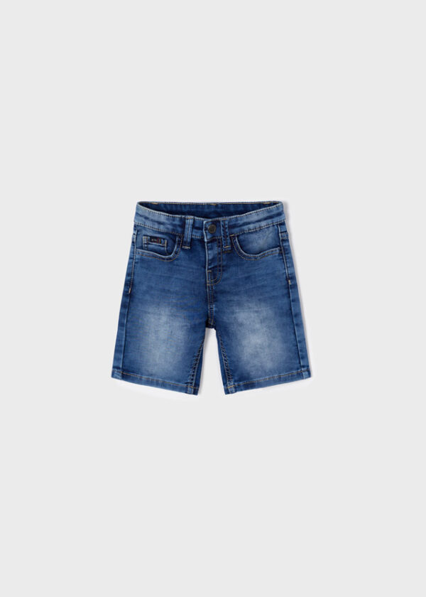 Pantalón corto tejano ECOFRIENDS bolsillos niño - Imagen 2