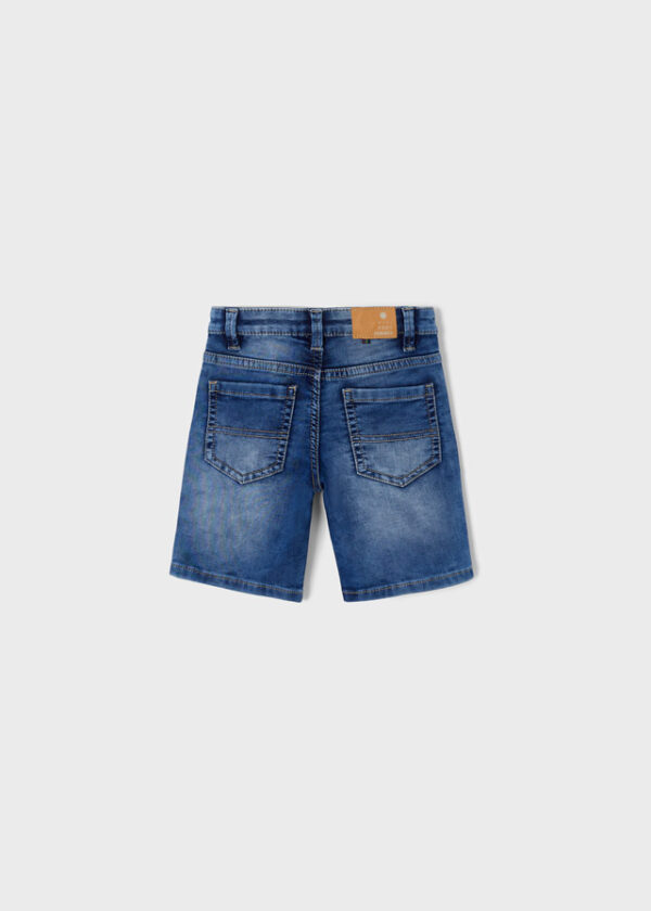 Pantalón corto tejano ECOFRIENDS bolsillos niño - Imagen 3