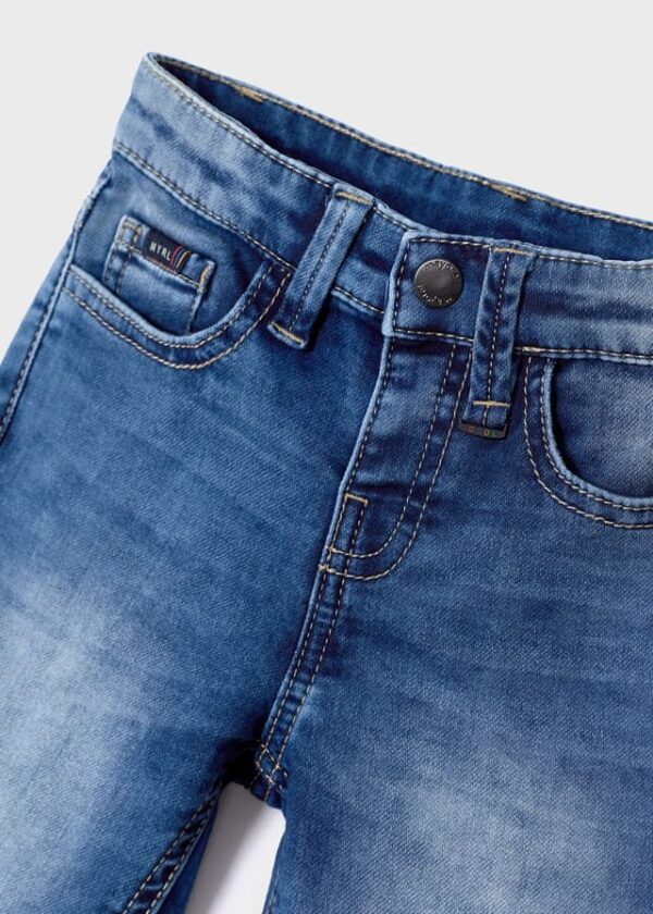 Pantalón corto tejano ECOFRIENDS bolsillos niño - Imagen 4