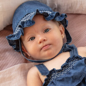 Gorro ECOFRIENDS Lyocell Tencel™ recién nacida niña