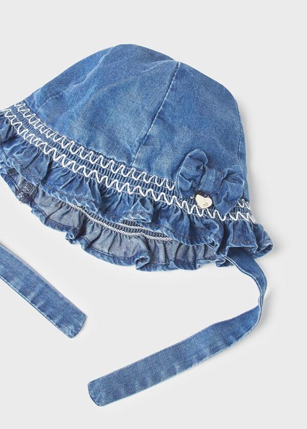 Gorro ECOFRIENDS Lyocell Tencel™ recién nacida niña - Imagen 3