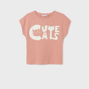 Camiseta manga corta cute cats chica