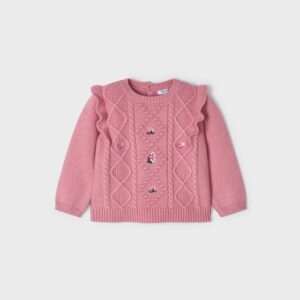 Jersey con flores bordadas para bebé