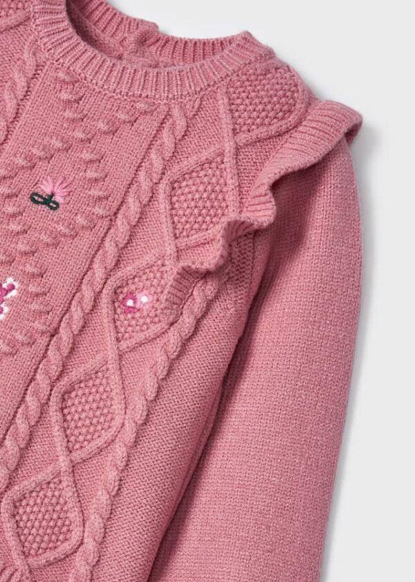 Jersey con flores bordadas para bebé - Imagen 4