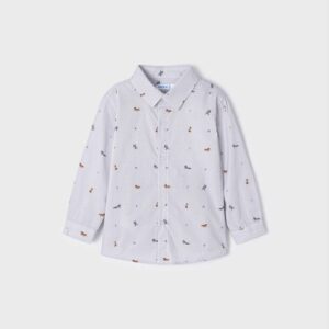 Camisa manga larga con estampado para bebé ECOFRIENDS