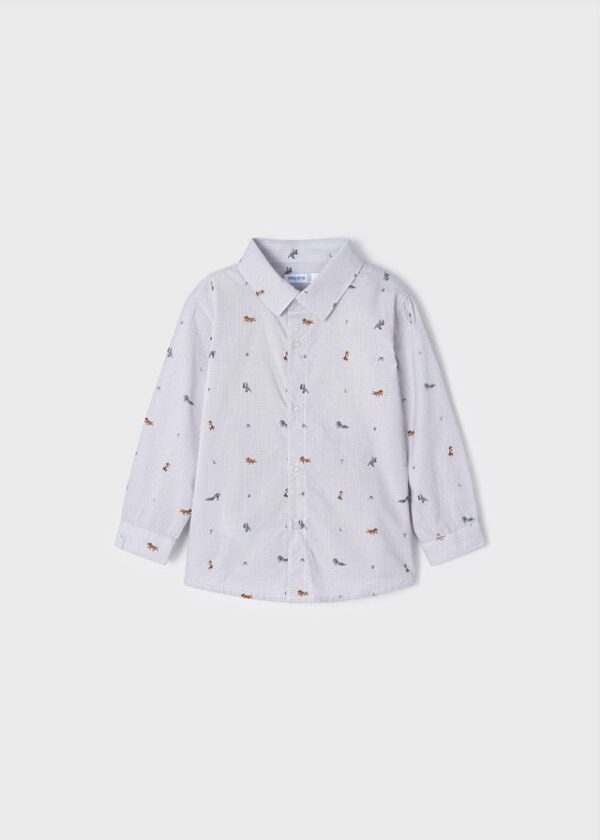 Camisa manga larga con estampado para bebé ECOFRIENDS
