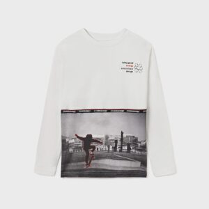 Camiseta manga larga con gráfica para chico ECOFRIENDS