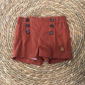 Pantalón corto sarga