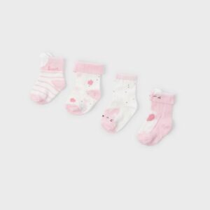 Pack 4 calcetines para recién nacido ECOFRIENDS