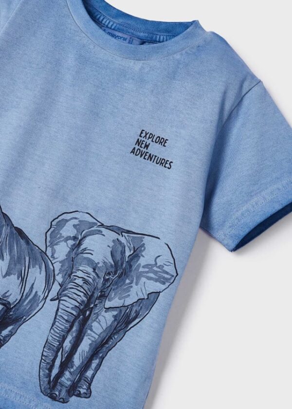 Camiseta de manga corta con motivo estampado para niño - Imagen 6