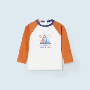 Camiseta manga larga con protección solar para bebé