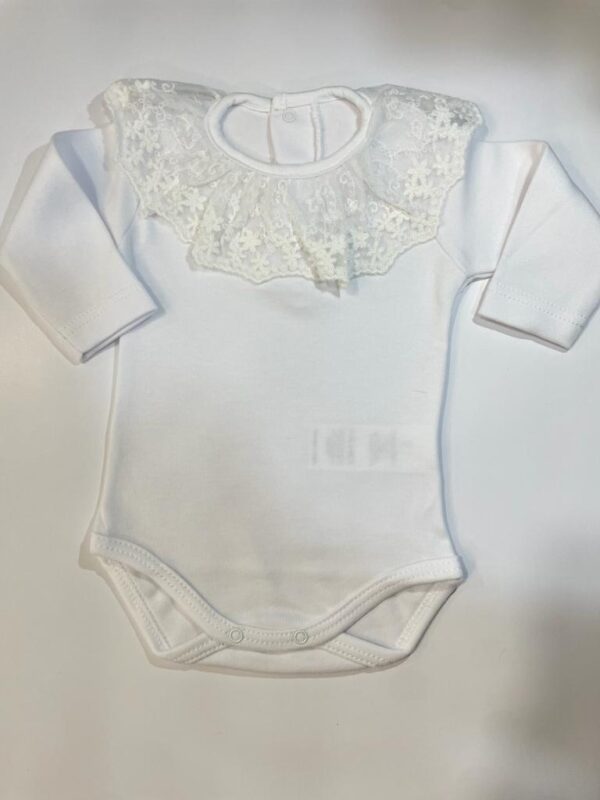 Body puntilla grande blanco