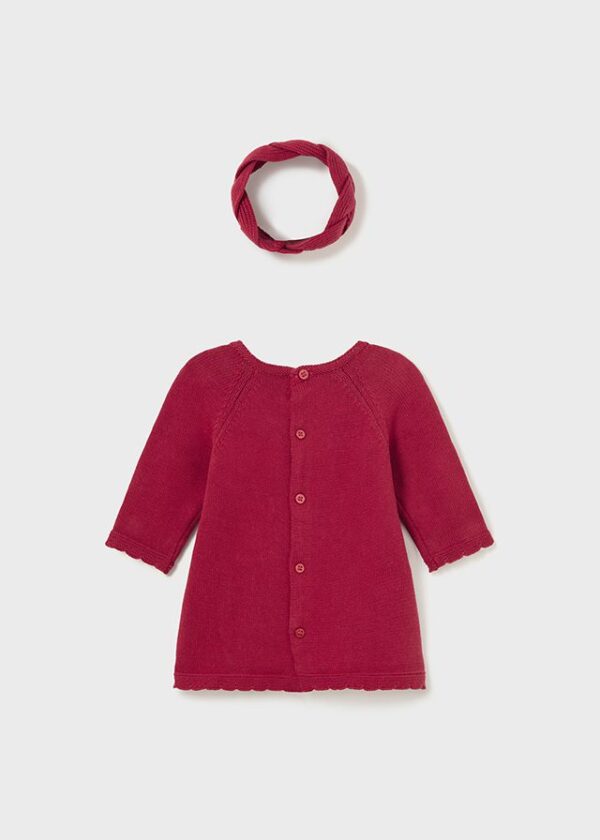 Vestido tricot con diadema Better Cotton recién nacido - Imagen 3