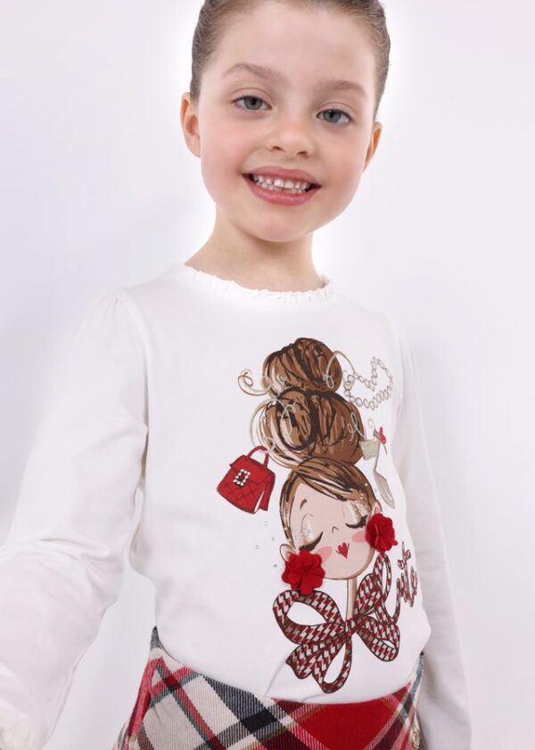 Camiseta estampada Better Cotton niña - Imagen 4