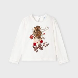 Camiseta estampada Better Cotton niña