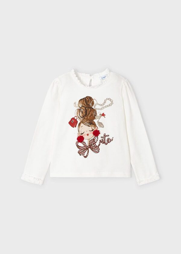 Camiseta estampada Better Cotton niña