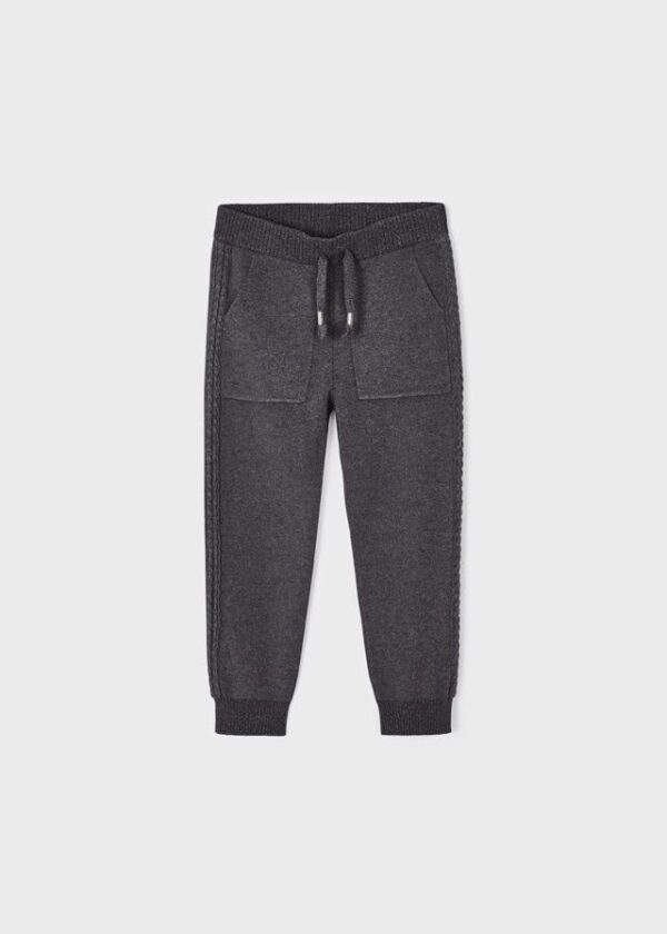 Pantalón jogger tricot niña titanio - Imagen 5