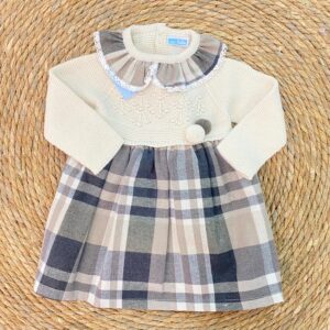 Vestido Punto-Tela Eco.Pompones "PRIMOR"