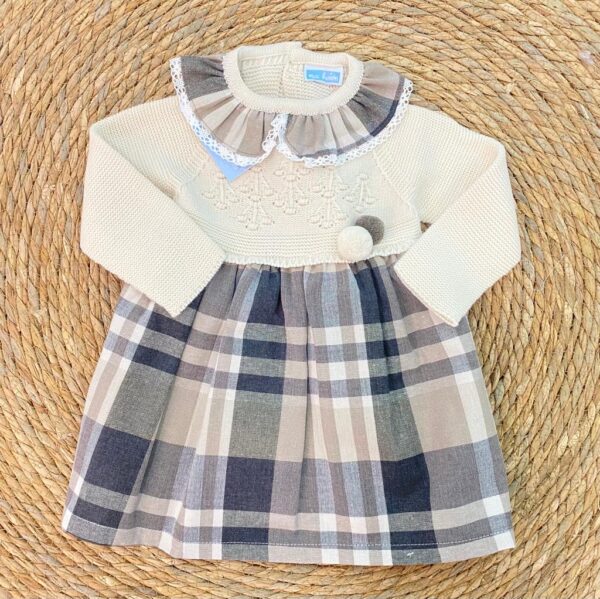 Vestido Punto-Tela Eco.Pompones "PRIMOR"