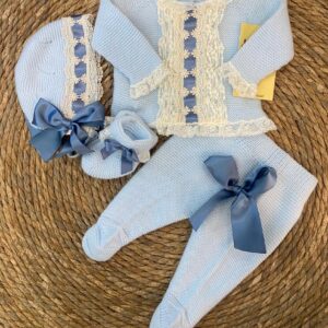 Conjunto 4 pieza, echo artesanal