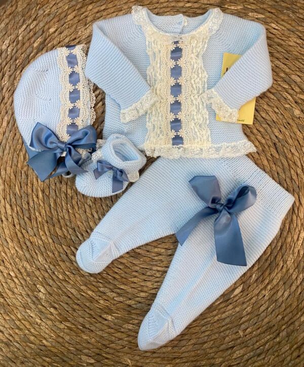 Conjunto 4 pieza, echo artesanal