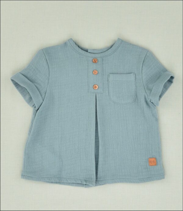 Blusa Gasa Lisa Bebe
