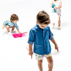 Guayabera Denim niño, Cubana