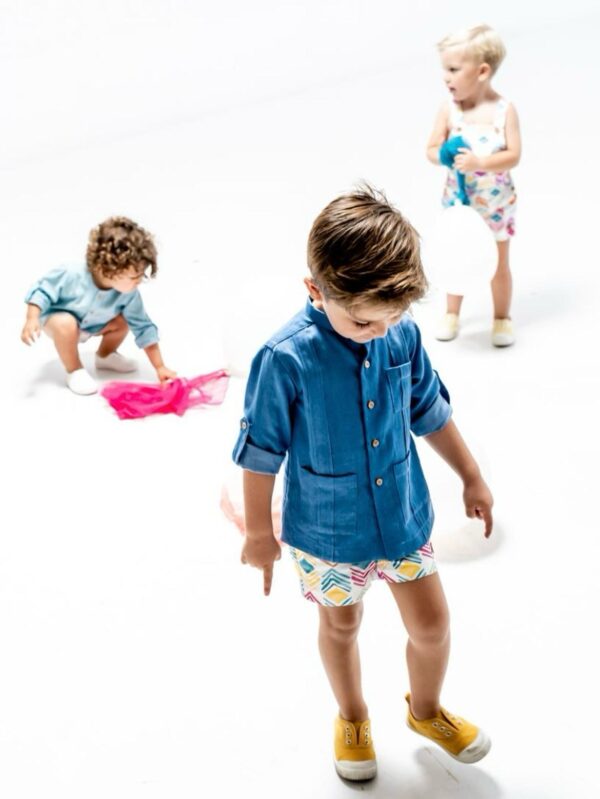 Guayabera Denim niño, Cubana