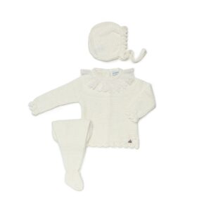 Conjunto 3P. Rayado Combinado Cuello