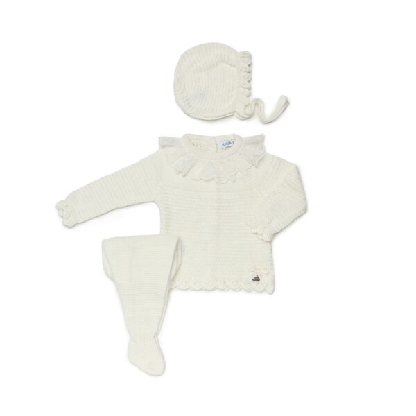 Conjunto 3P. Rayado Combinado Cuello