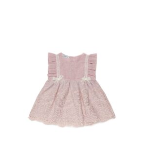 Vestido Corto  Encaje Volante