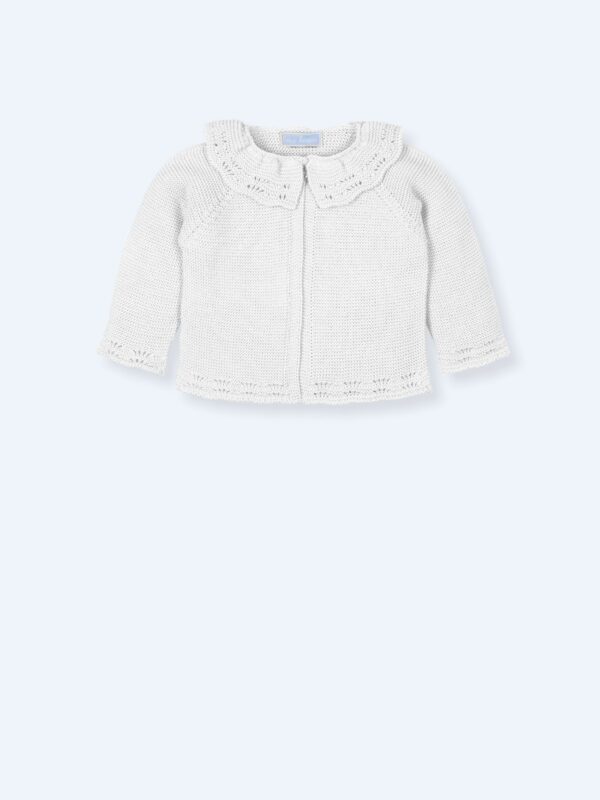 CHAQUETA NIÑA CUELLO VOLANTE CALA SAONA