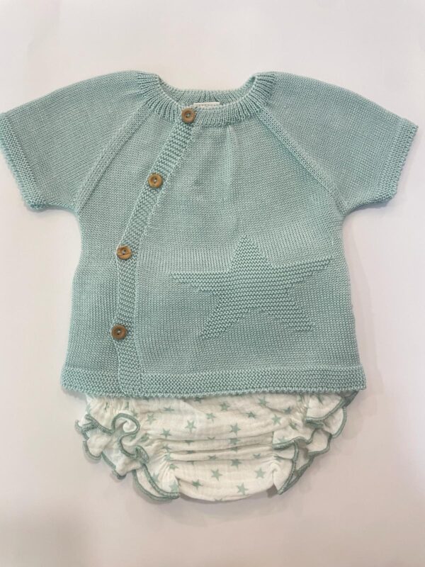 Conjunto 2 piezas Estrellas, Verde