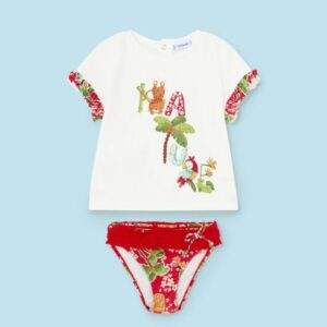 Conj. Camiseta culetin, granadina