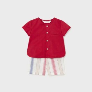 Conj. pantalon corto plana