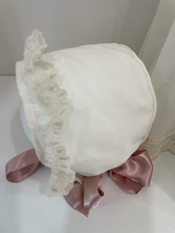 Batón Sin Manga , entredos con Lazos Rosa Maquillaje. - Imagen 4
