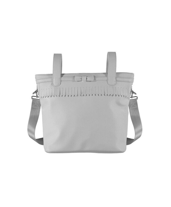 Bolso Panera flecos ,Gris