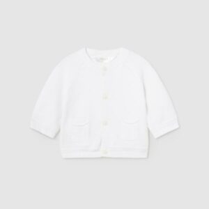 Cardigan tricot, blanco