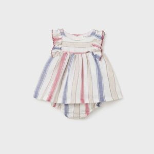 Vestido Rayas lino
