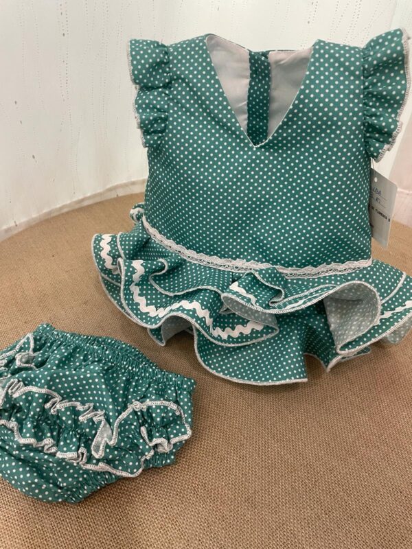 Traje De Flamenca, Modelo Alba Verde