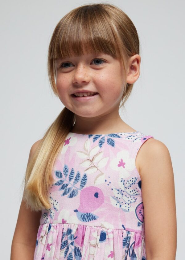 Vestido estampado niña - Imagen 3