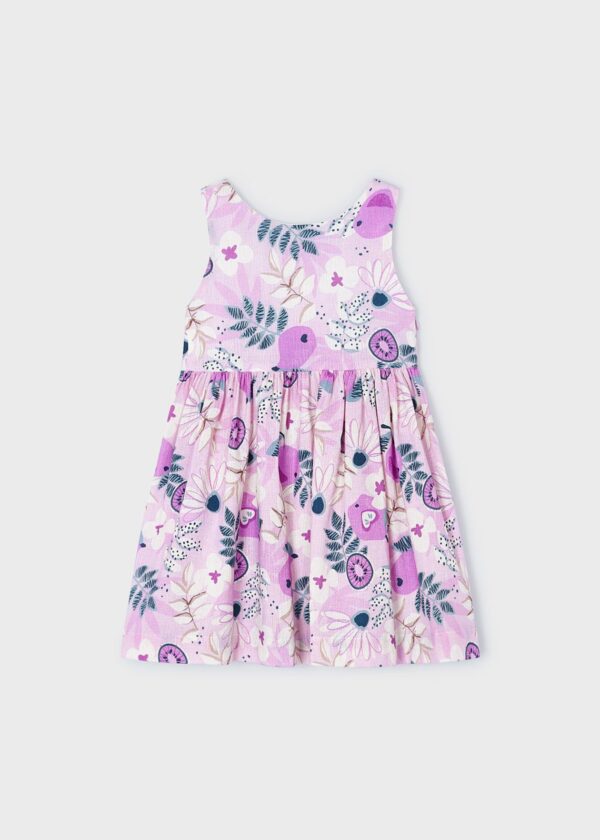 Vestido estampado niña - Imagen 4