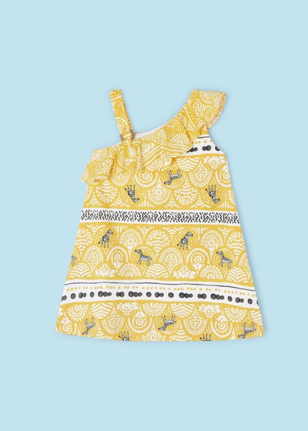Vestido asimétrico Better Cotton niña - Imagen 5