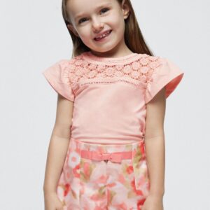 Camiseta guipur Better Cotton niña