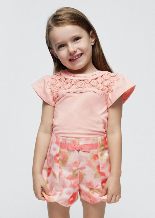 Camiseta guipur Better Cotton niña