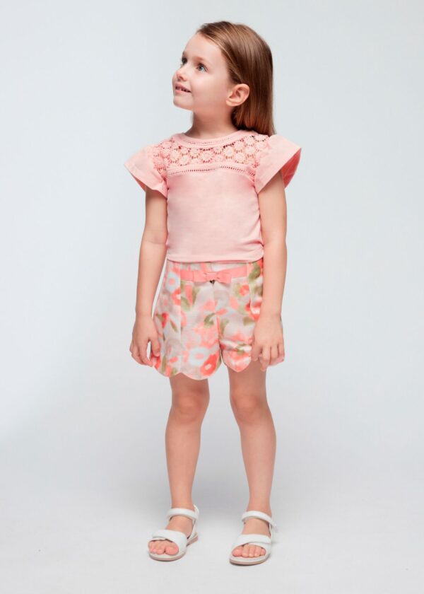 Camiseta guipur Better Cotton niña - Imagen 3