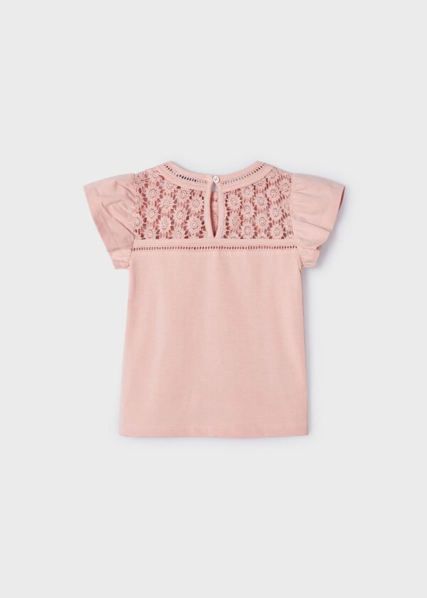 Camiseta guipur Better Cotton niña - Imagen 6
