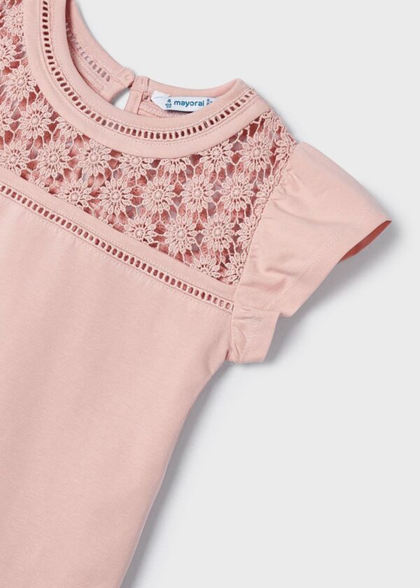 Camiseta guipur Better Cotton niña - Imagen 7