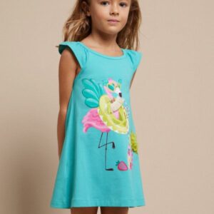 Vestido estampado Better Cotton niña